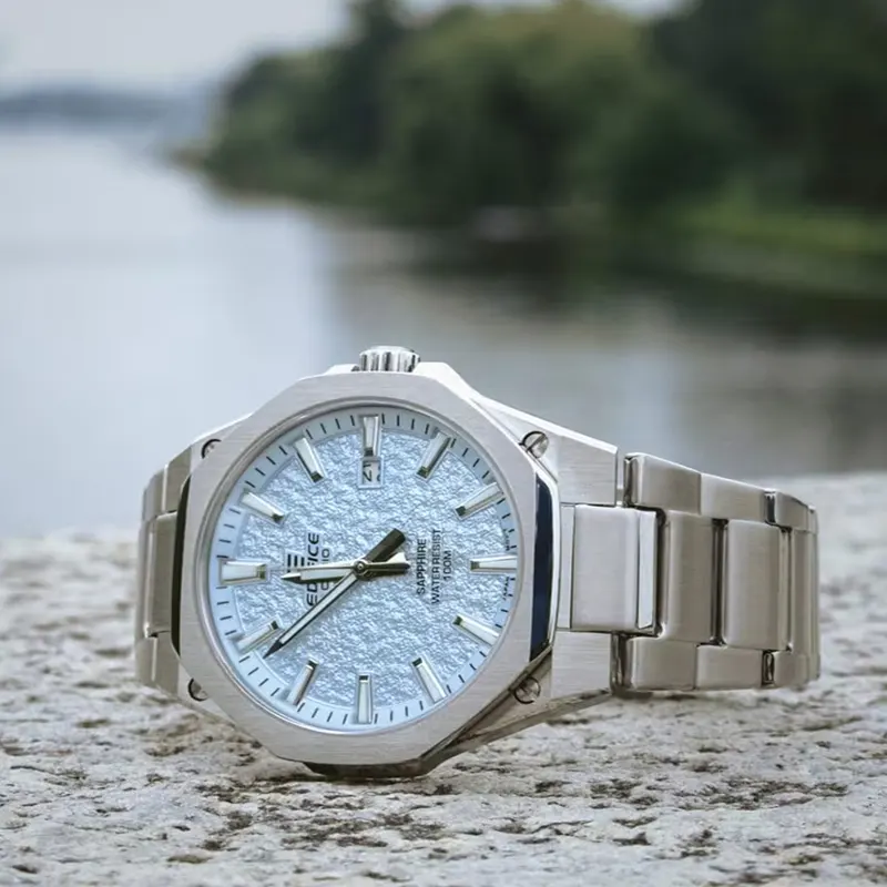 Casio Edifice Slim Line Textured Dial Men's Watch- EFR-S108DE-2AV